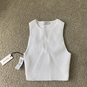 Aritzia sculpt knit racer tank